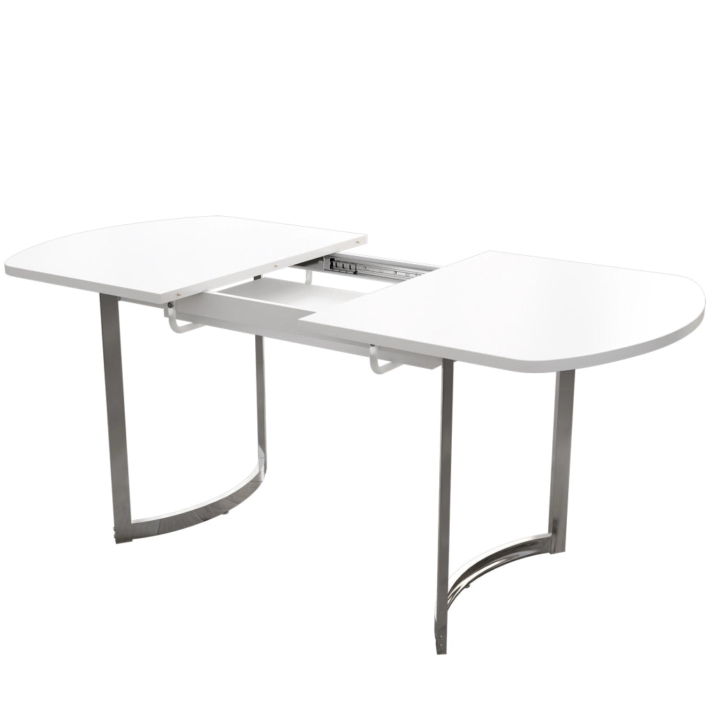 TAVOLO ALLUNGABILE 140/180 x 80 cm Bianco MDF