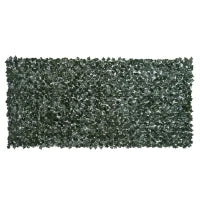 Edere Finte, Siepe Artificiale 150x300 cm in PE Anti-UV, Siepe Finta per Recinzioni con Foglie, Verde Scuro