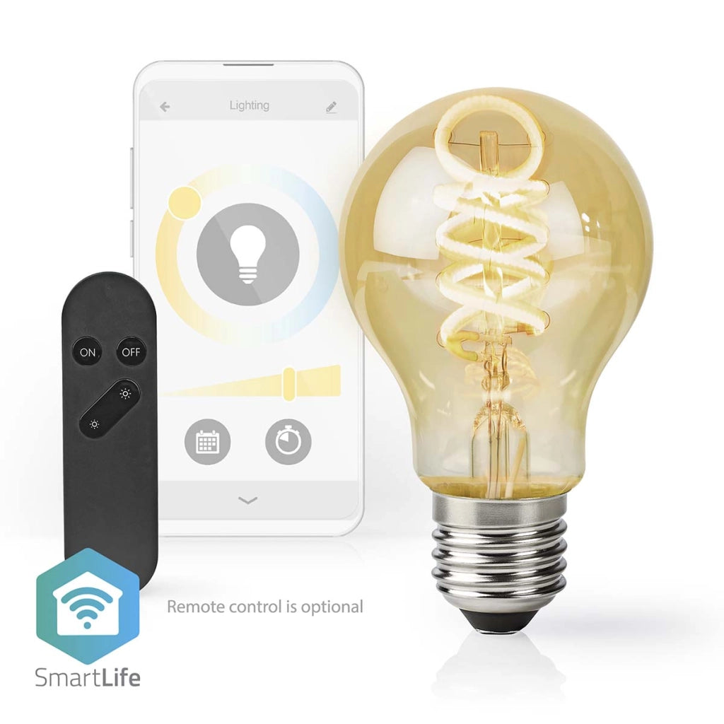 Lampadina SmartLife Wi-Fi connessa LED 5W 360lm E27 Bianco Nedis