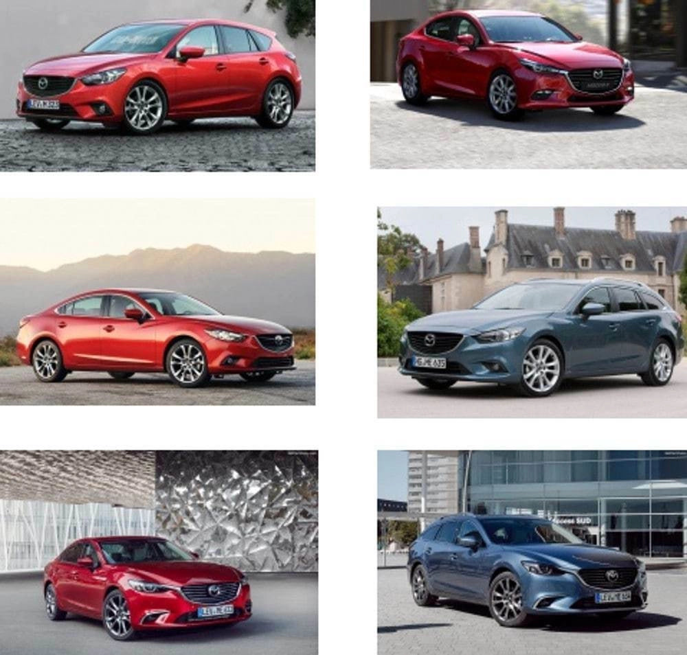 RIGUM901573 , Mazda 3 dal 2013-2017 , Mazda 3 Restyling dal 2017-03/2019 , Mazda 6 dal 2013-2017 , Mazda 6 Restyling dal