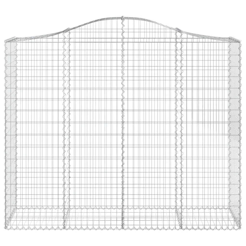 Cesti Gabbioni ad Arco 2 pz 200x50x160/180 cm Ferro Zincato 3145703