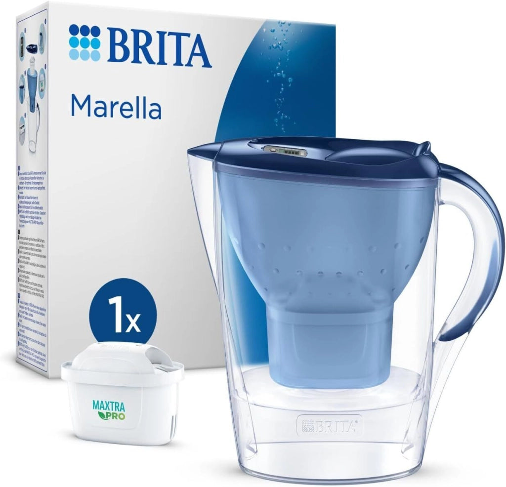 BRITA 790715 Marella Brocca Filtrante 2.4 L con Tecnologia Maxtra PRO colore Blu