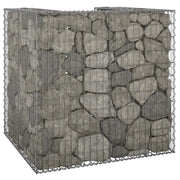 Gabbione per Bidoni in Acciaio Zincato 110x100x110 cm 151298