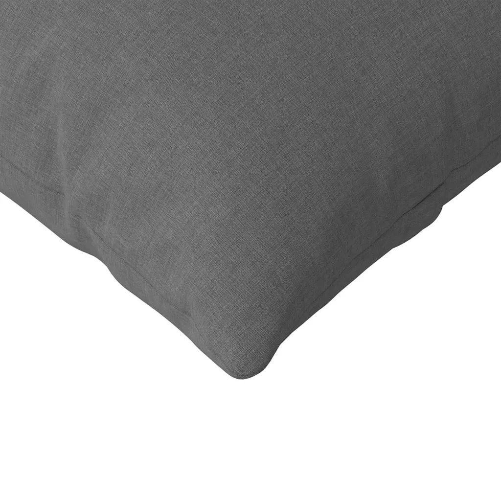 Cuscini da Divano 2 pcs Grigio scuro 120 x 40 cm Tessuto