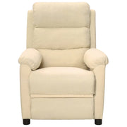 Poltrona Massaggiante Crema in Tessuto 342360