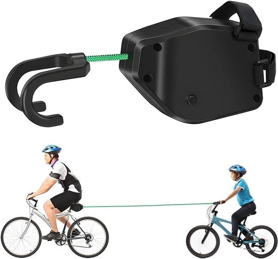 Cavo di trazione per bambini, 2,5 m, cavo di trazione per genitori-bambini, cavo di trazione, cavo di trazione, carico massimo 500 lbs per bicicletta per bambini MTB