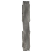 Recinzione a Traliccio 5 pz in Massello Abete Grigio 180x60 cm 316424