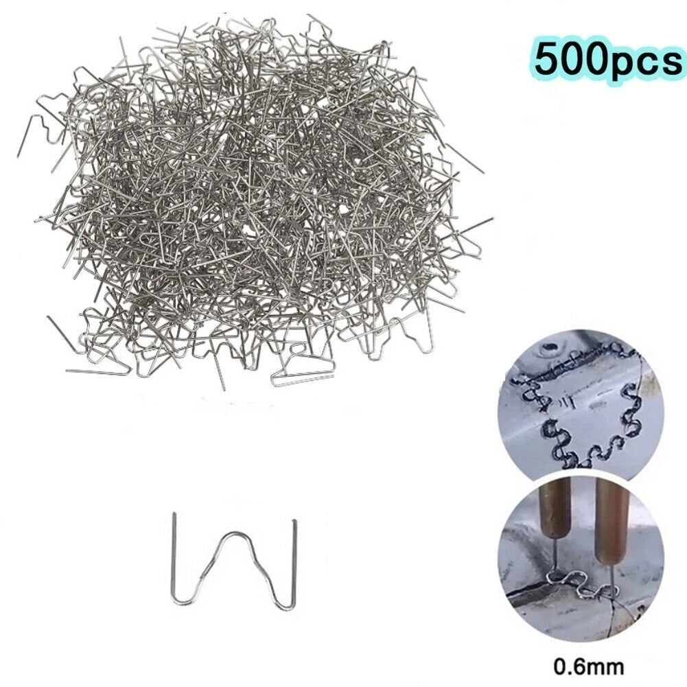 GRAFFETTE PUNTI METALLICI PER PISTOLA SALDATORE PLASTICA 500PZ 0.6MM - OUTSIDE