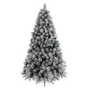 Albero di Natale Vancover innevato H 180 x 102 cm