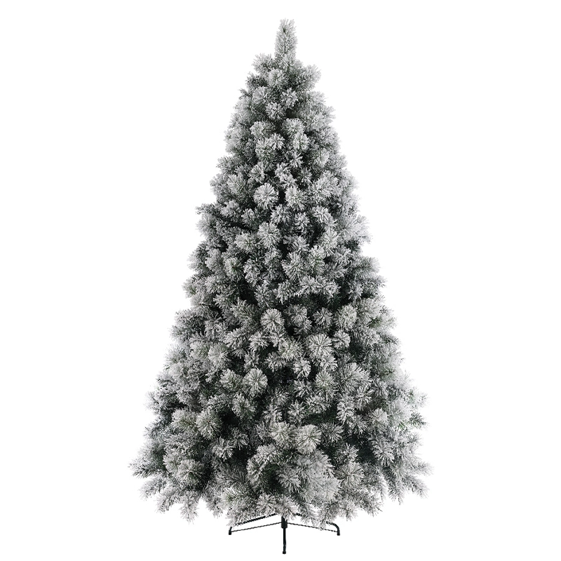 Albero di Natale Vancover innevato H 180 x 102 cm