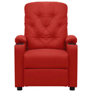 Poltrona Massaggiante Rosso Vino in Similpelle 339135