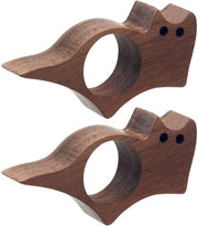 Supporto per libri in forma di gatto di legno con dito, con pagine per libri in walnuts, 2 st, per lettura, accessori per libri pratici, ideale come regalo per lettori e appassionati di libri