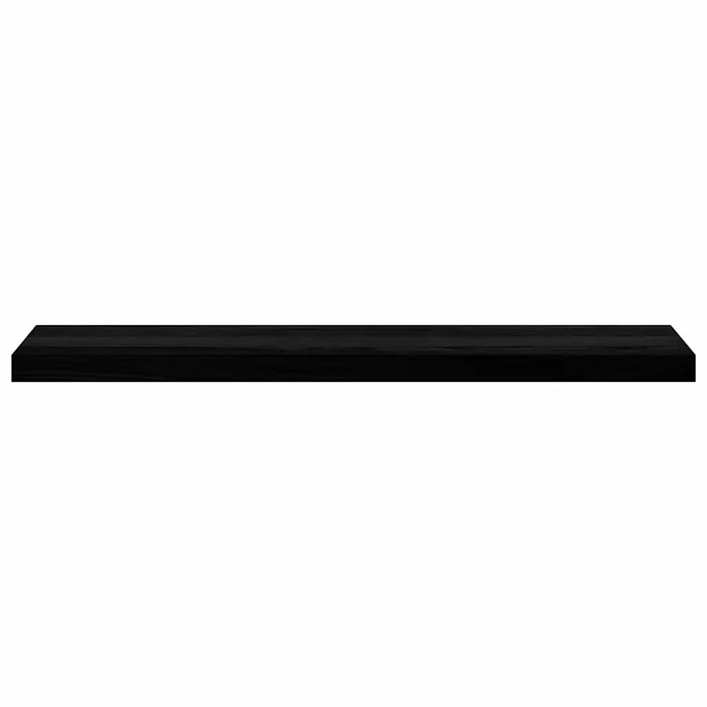 Davanzali 2 pz Marrone Scuro 100x20x2 cm Legno Massello Rovere 4009176