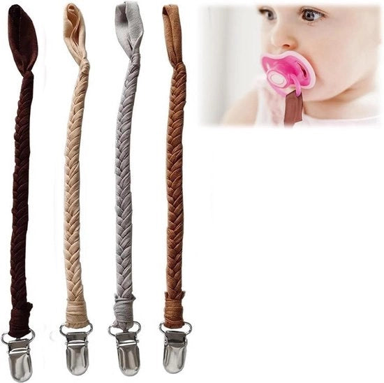 Fazzoletto di cotone per bambini - collana di corda con intreccio