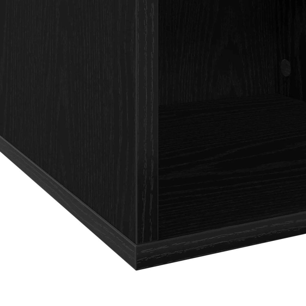 Scatola per album in vinile Rovere Nero 37 x 36,5 x 38 cm 8012844