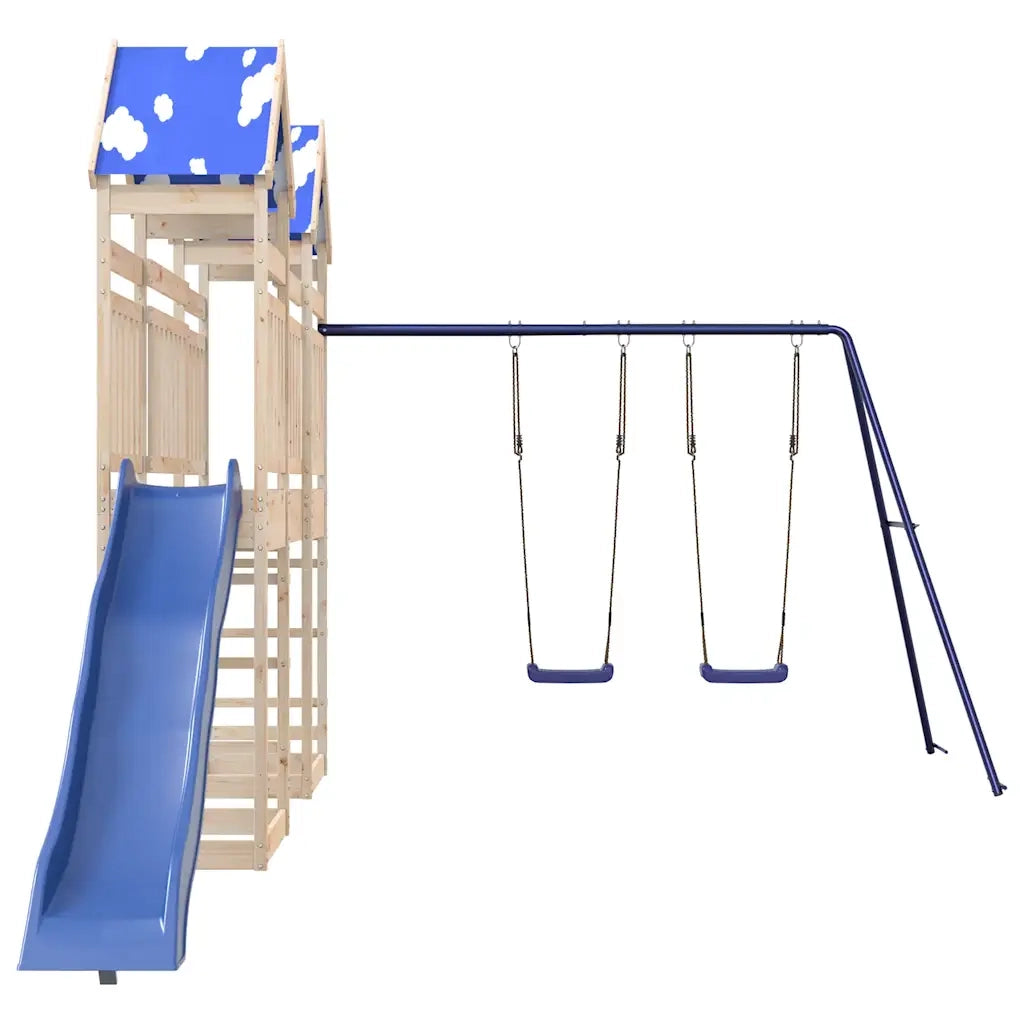 Set da Gioco da Esterno in Legno Massello di Pino 3279040