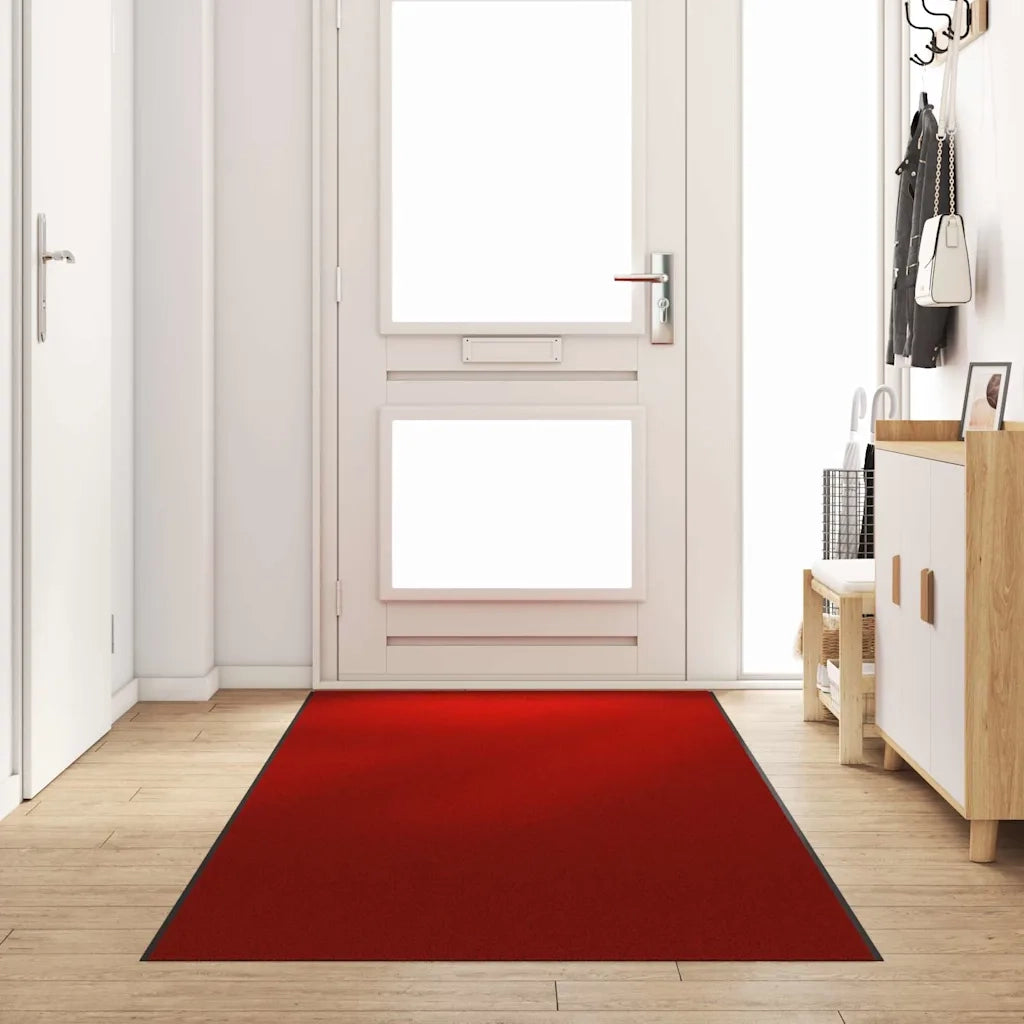 Tappetino Altro Rosso e Nero 120 x 400 cm Poliammide e PVC 4100728