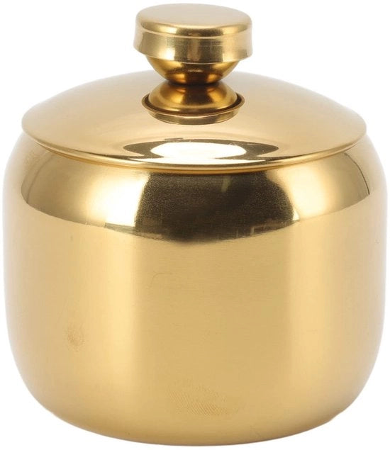 Contenitore per spezie in acciaio inossidabile con coperchio - Contenitore per cucina - Design elegante - Materiale sicuro per alimenti
