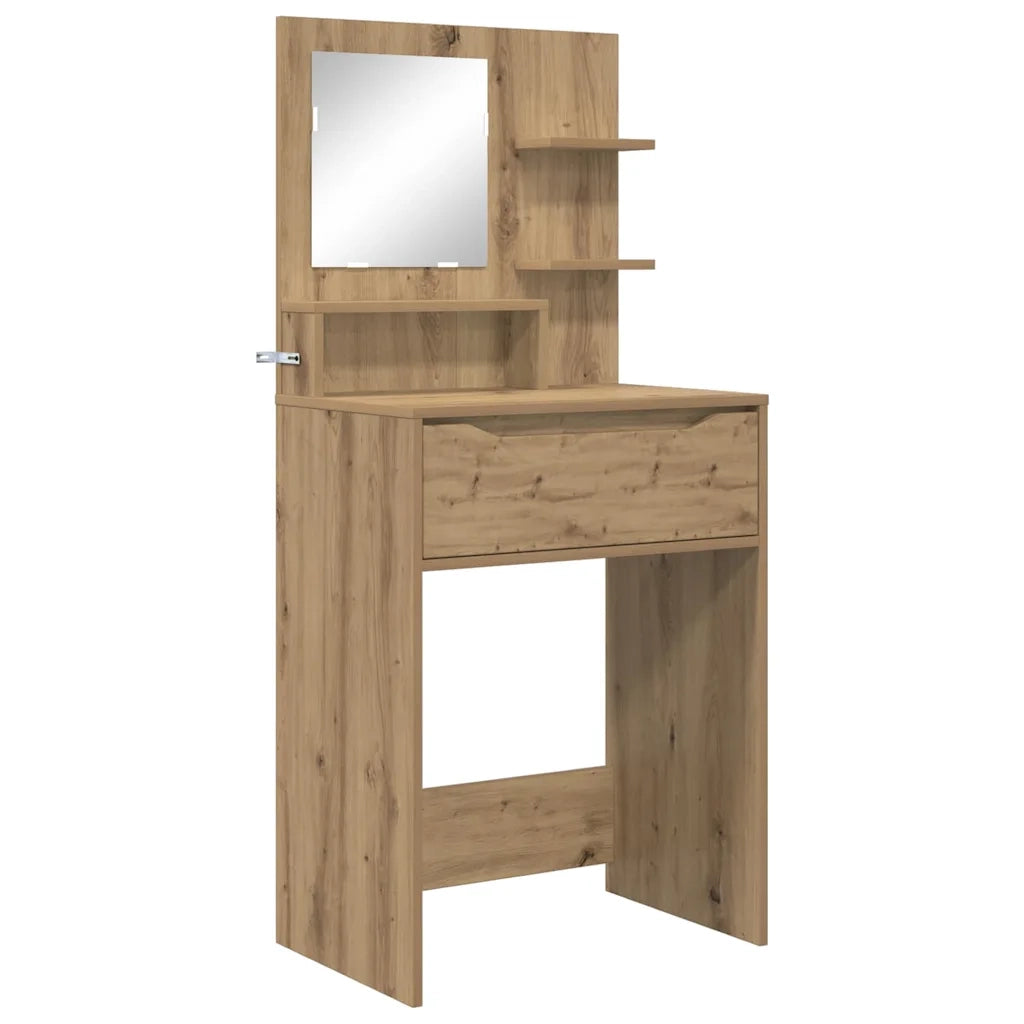 Tavoli da Trucco per Camera da Letto Rovere artigianale 889006