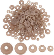 Occhi di Sicurezza 200 pezzi - Occhi di Plastica - Occhi Kawaii - Materiali per Attività Artistiche - Diversi Diametri - Progetti Creativi - Occhi per Attività di Riciclo