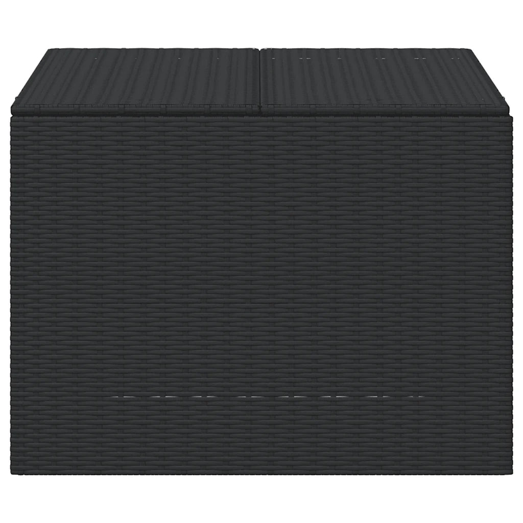 Contenitore da Giardino Nero 291L in Polyrattan