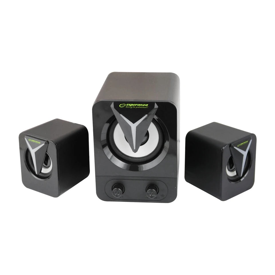 Altoparlanti Esperanza EGS107 2.1 USB LED 5 W Nero