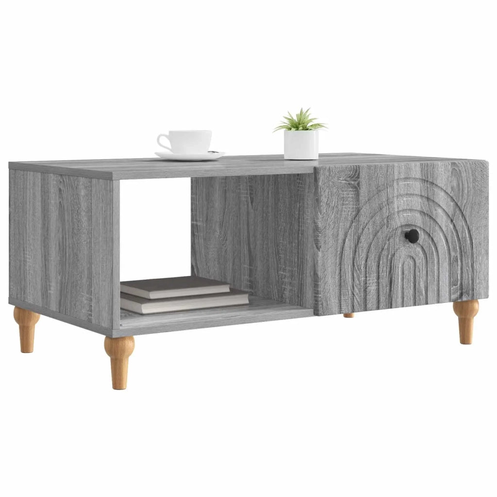 Tavolino da salotto Grigio Sonoma 90 x 50 x 40 cm