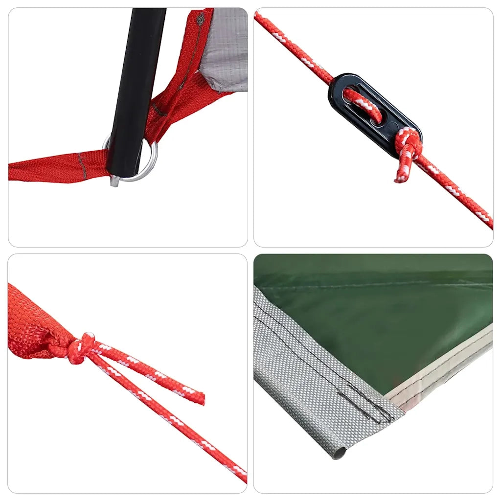 Tenda da Bagagliaio per Caravana Verde 352 x 250 x 240 cm 42001086