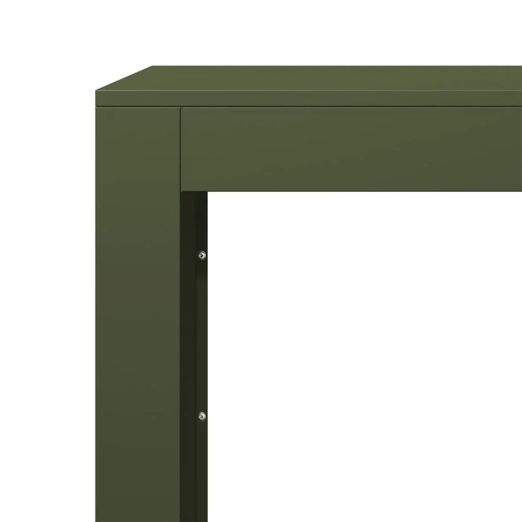 Portalegna 100 x 40 x 60 cm acciaio verde 02_0043694