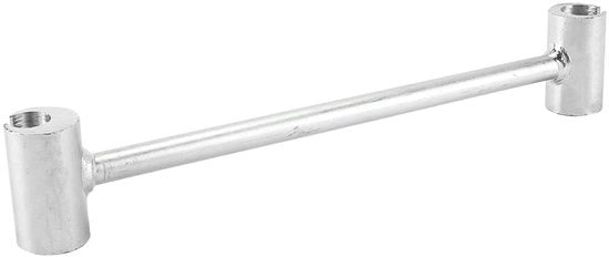 Serratura a vite integrata in acciaio - Strumento di regolazione - Doppio lato - Porte di sicurezza - Porte di laboratorio cleanroom - 8,5/17,5 mm - Strumento di regolazione di serratura