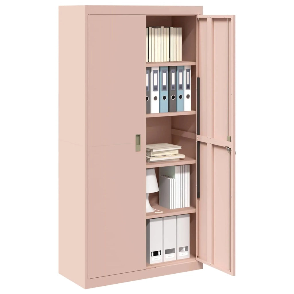 Armadio Rosa 90 x 40 x 180 cm Acciaio