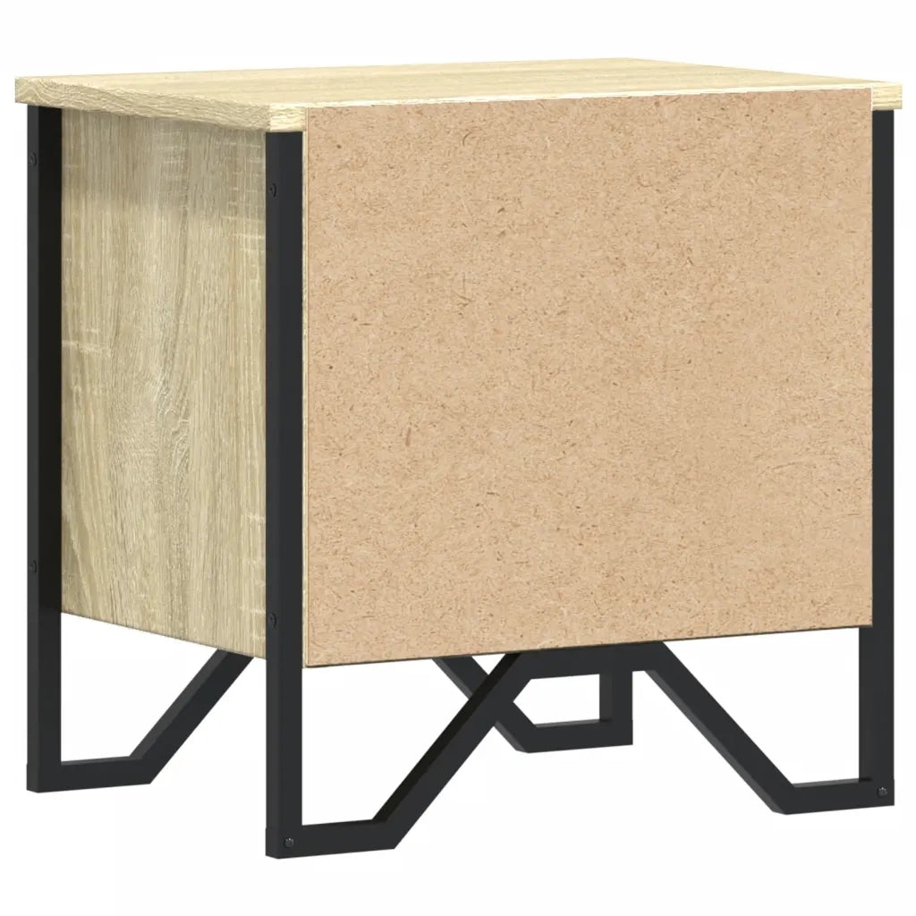 Comodini Rovere Sonoma 2 pz 40x30x40 cm in Legno Multistrato 848517