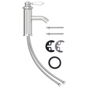 Rubinetto per Lavabo del Bagno Finitura Cromo 130x180 mm CFW7385499
