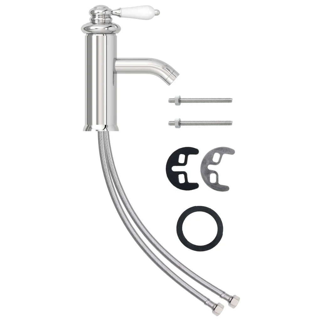 Rubinetto per Lavabo del Bagno Finitura Cromo 130x180 mm CFW7385499