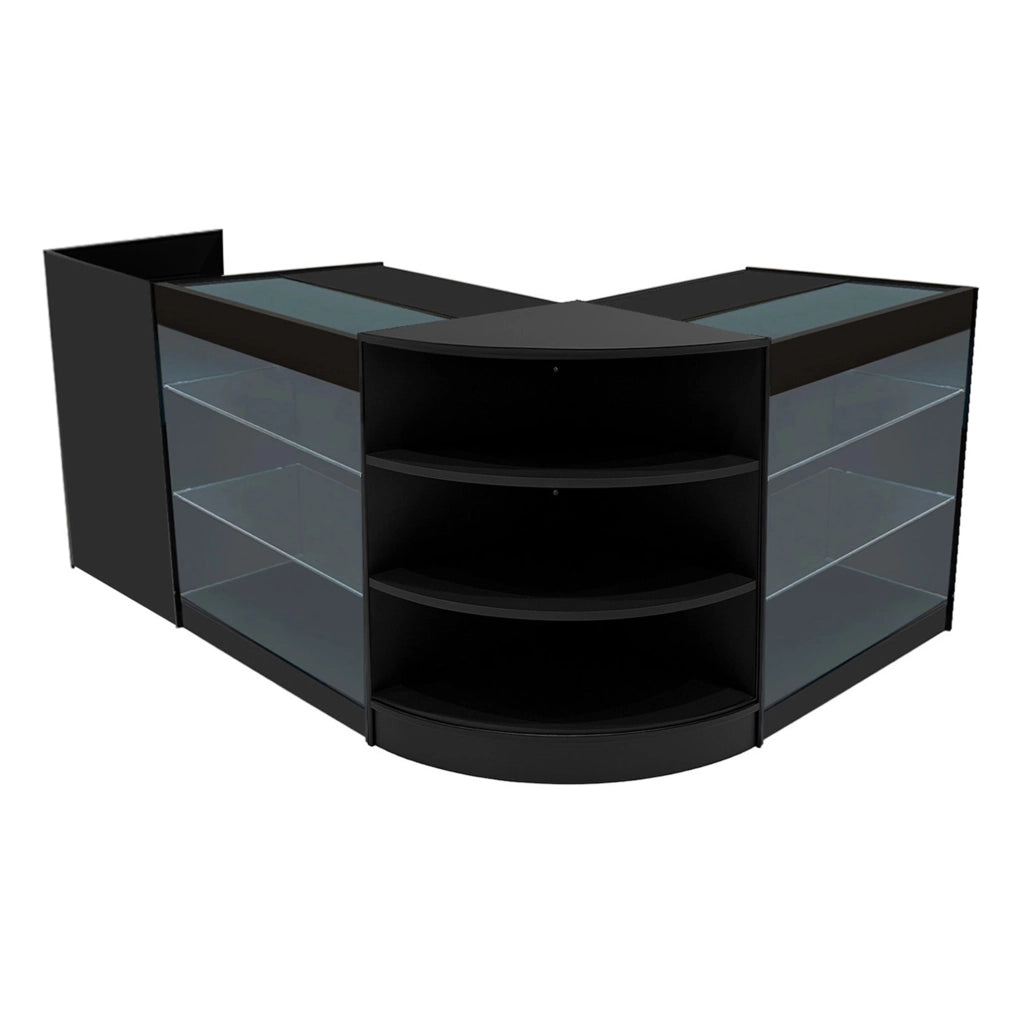 Set Banconi LED Astro Nero K900 LM60 TB60 Vetrina Negozio con Chiavi