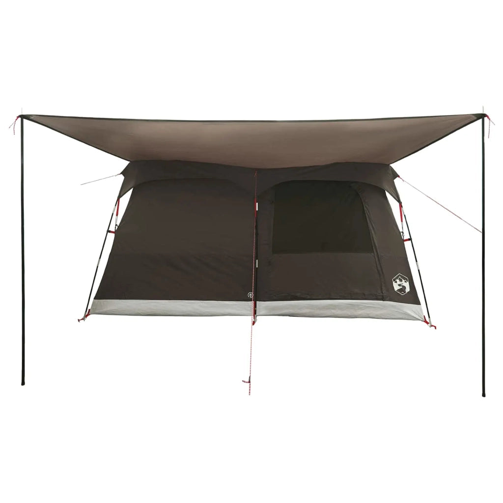 Tenda Familiare Marrone Grigio 320 x 210 x 180 cm Poliestere 42029000