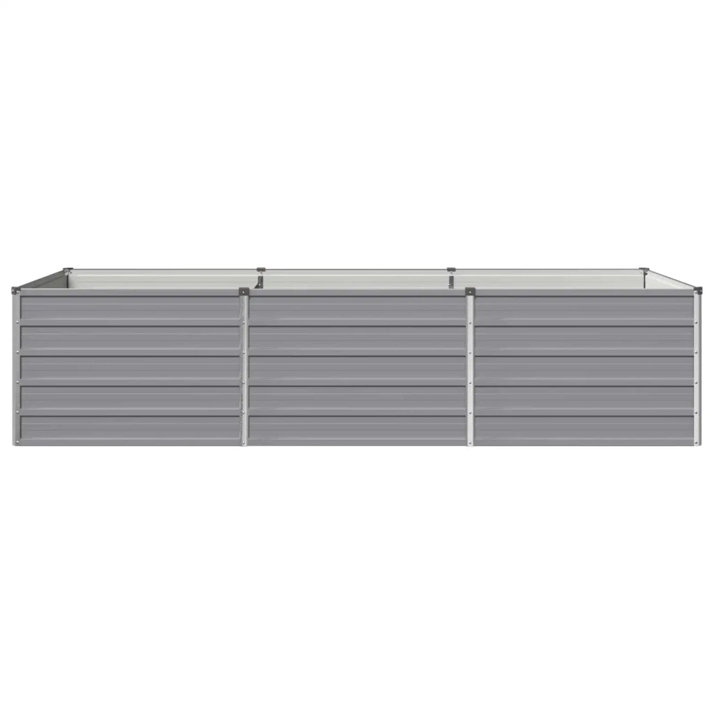 Letto rialzato da giardino Grigio 240 x 80 x 55 cm 8006409