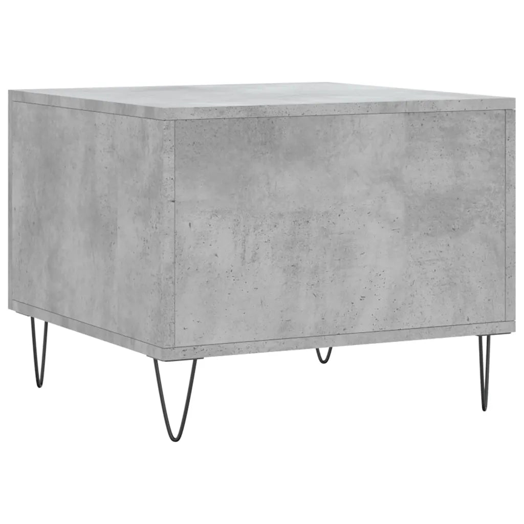 Tavolino salotto | Tavolino da caff¨¨ | Tavolino da Soggiorno Grigio Cemento 50x50x40 cm Legno Multistrato