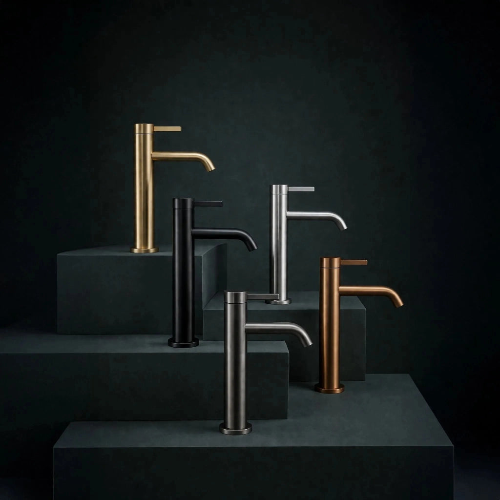 Rubinetto Da Bagno Rea Rivo Brush Copper