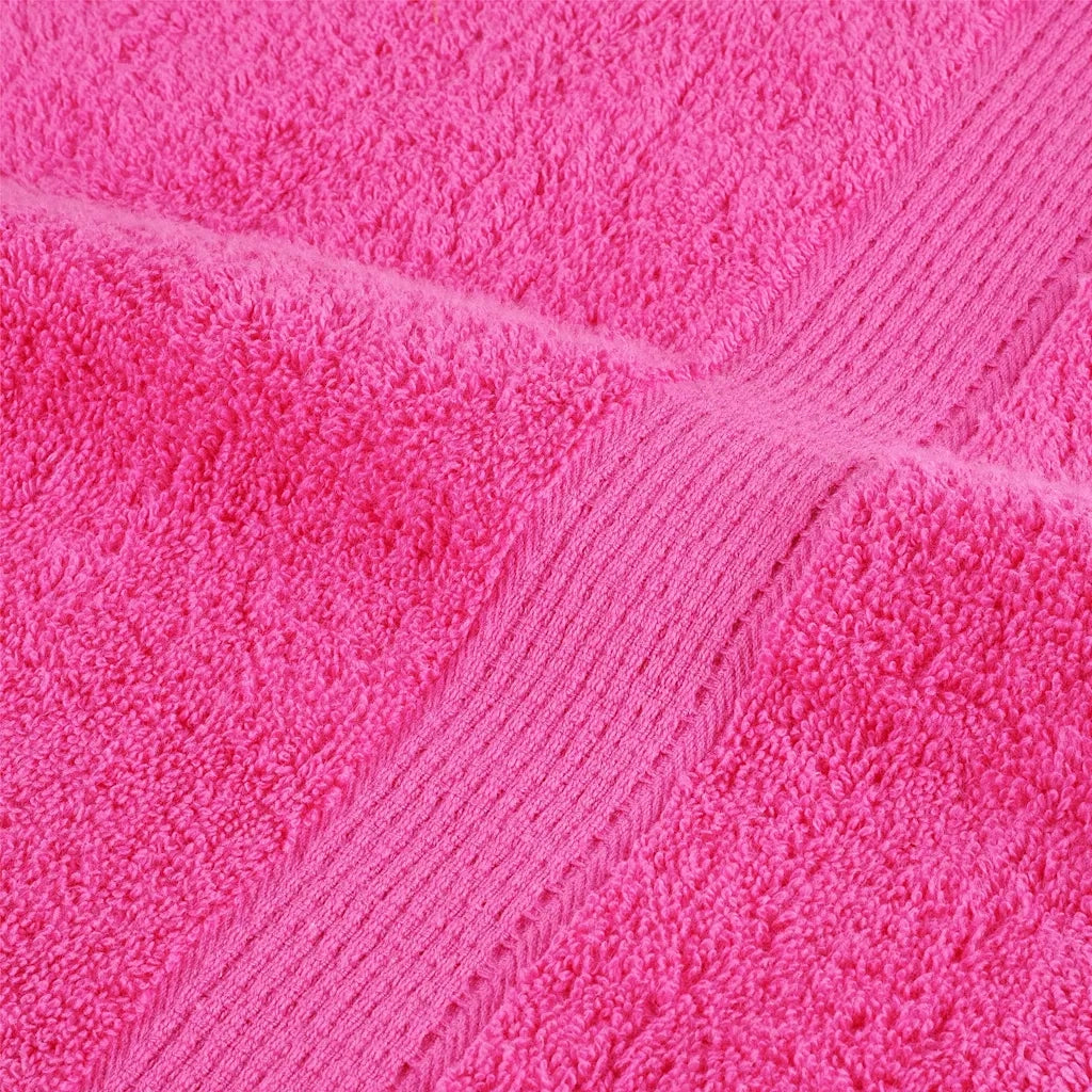Asciugamani Premium SOLUND 2 pz | Teli per bagno Rosa 100x200 cm 600 g/m2