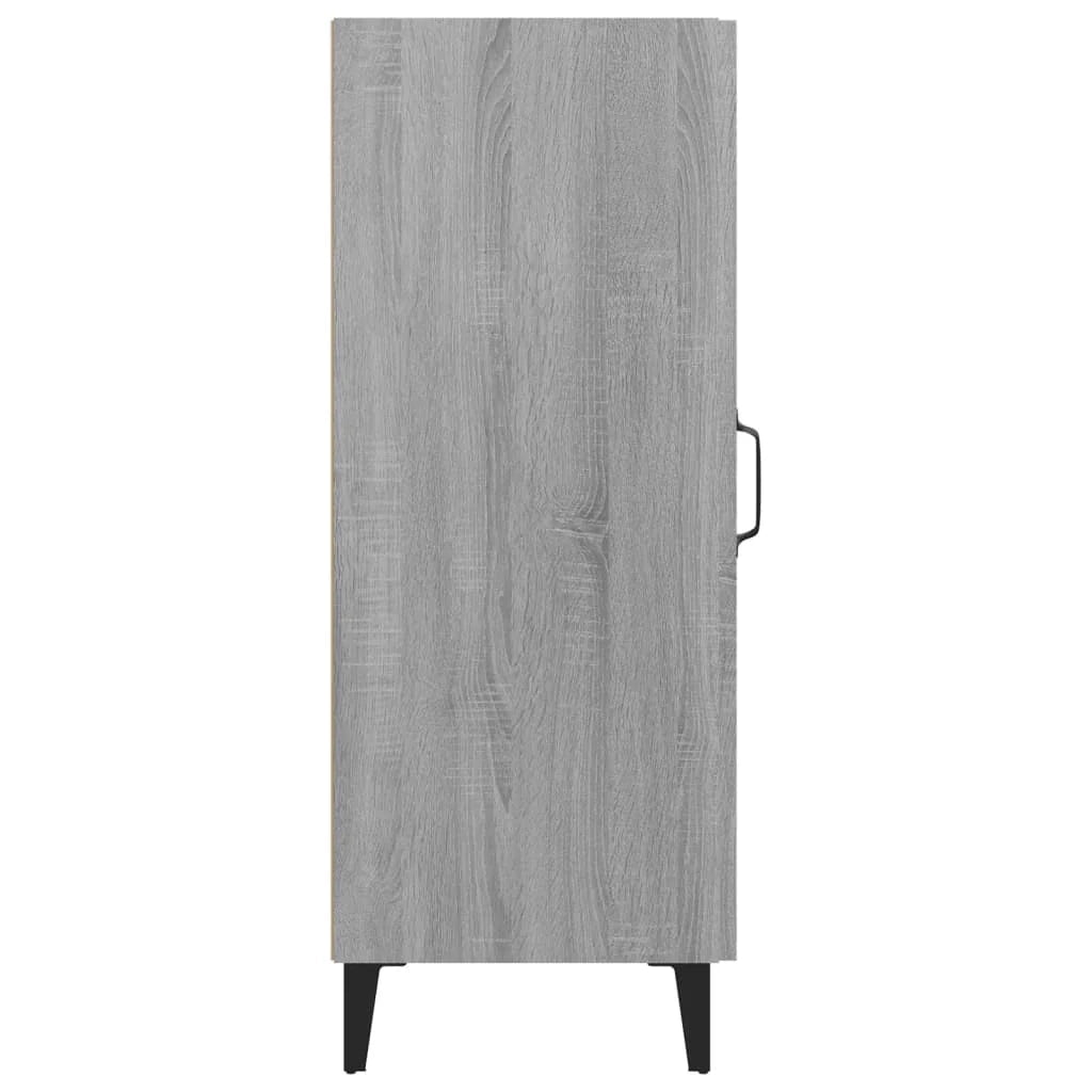 Buffet credenza cassettiera armadio mobile contenitore organizer cucina soggiorno rovere Sonoma 34,5 x 34 x 90 cm legno ingegnerizzato grigio 02_0036322
