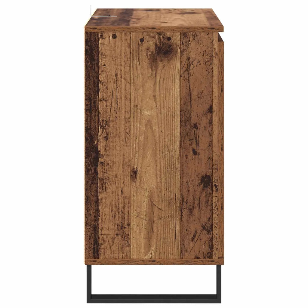 Credenza | Madia | Buffet da pranzo | Armadio da pranzo Legno vecchio 60 x 35 x 70 cm Legno multistrato
