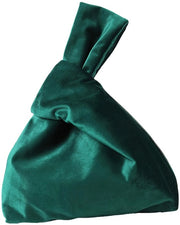 Borse da sera in velluto morbido per donna Borsa elegante Borsa da sera Borsa da sera grande in verde scuro