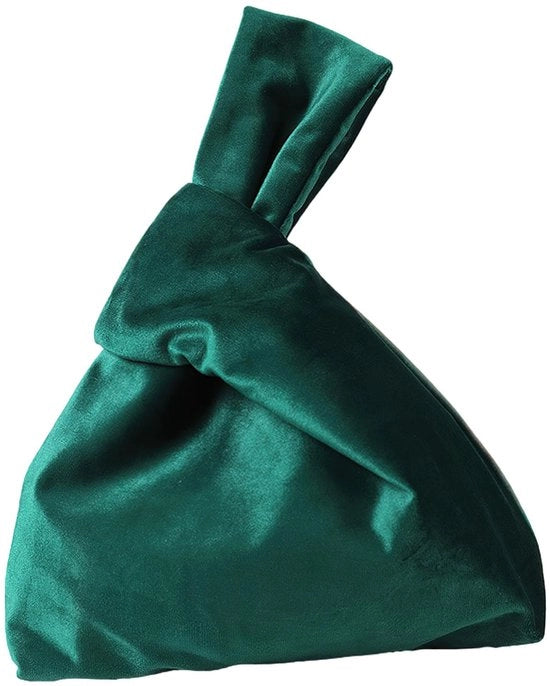 Borse da sera in velluto morbido per donna Borsa elegante Borsa da sera Borsa da sera grande in verde scuro