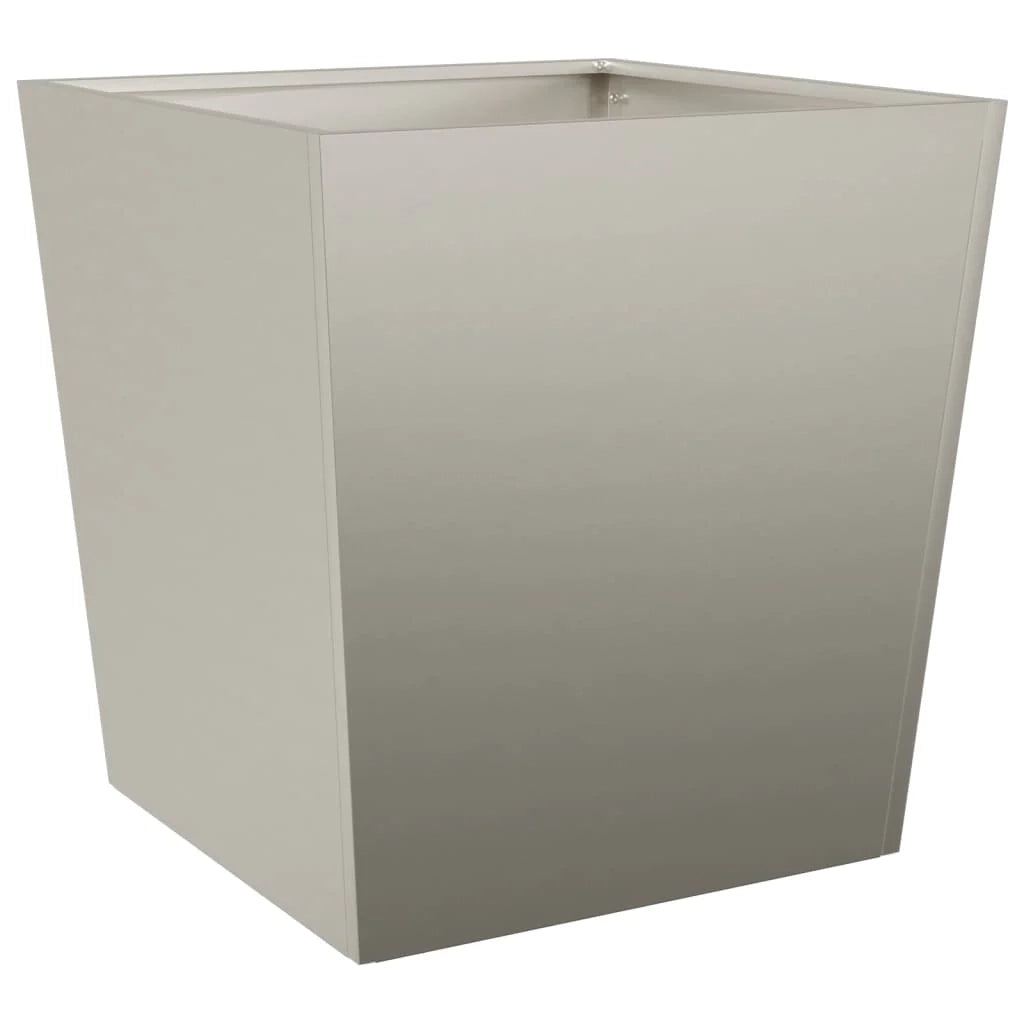 Fioriera rialzata per piante fiori giardino terrazze set da 2 50 x 50 x 50 cm acciaio Corten marrone 02_0038991