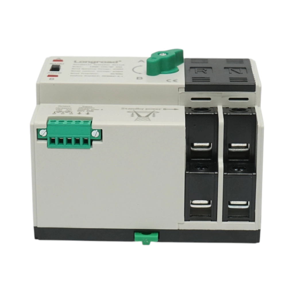 Interruttore ATS 220V monofase, separatore automatico dai pannelli fotovoltaici alla rete LRQ5-100/2P 63A Longroad