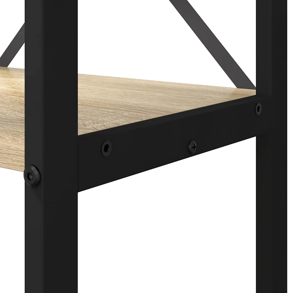 Libreria-Scaffale per Libri-Mobile di Stoccaggio Rovere Sonoma 40 x 30 x 85 cm Legno multistrato 595629