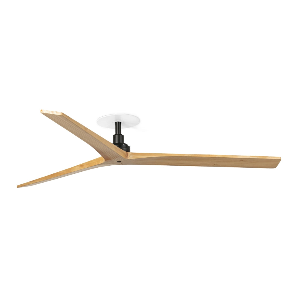KLIM RECESSED L Ventilatore da soffitto nero/pino