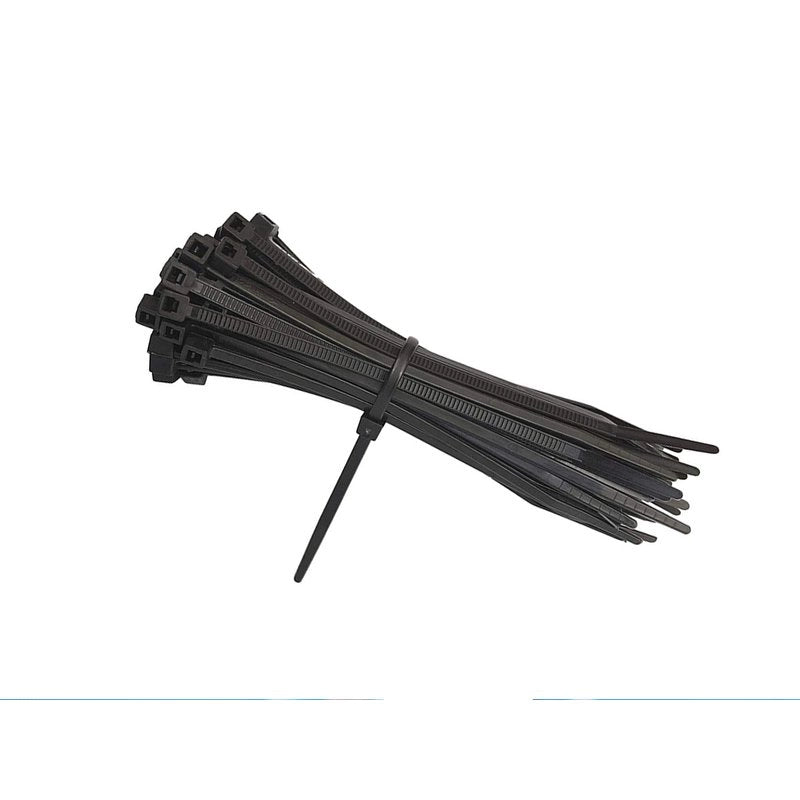 100 Fascette Cablaggio 4.5x150mm Nere Per Legare Fili e Cavi