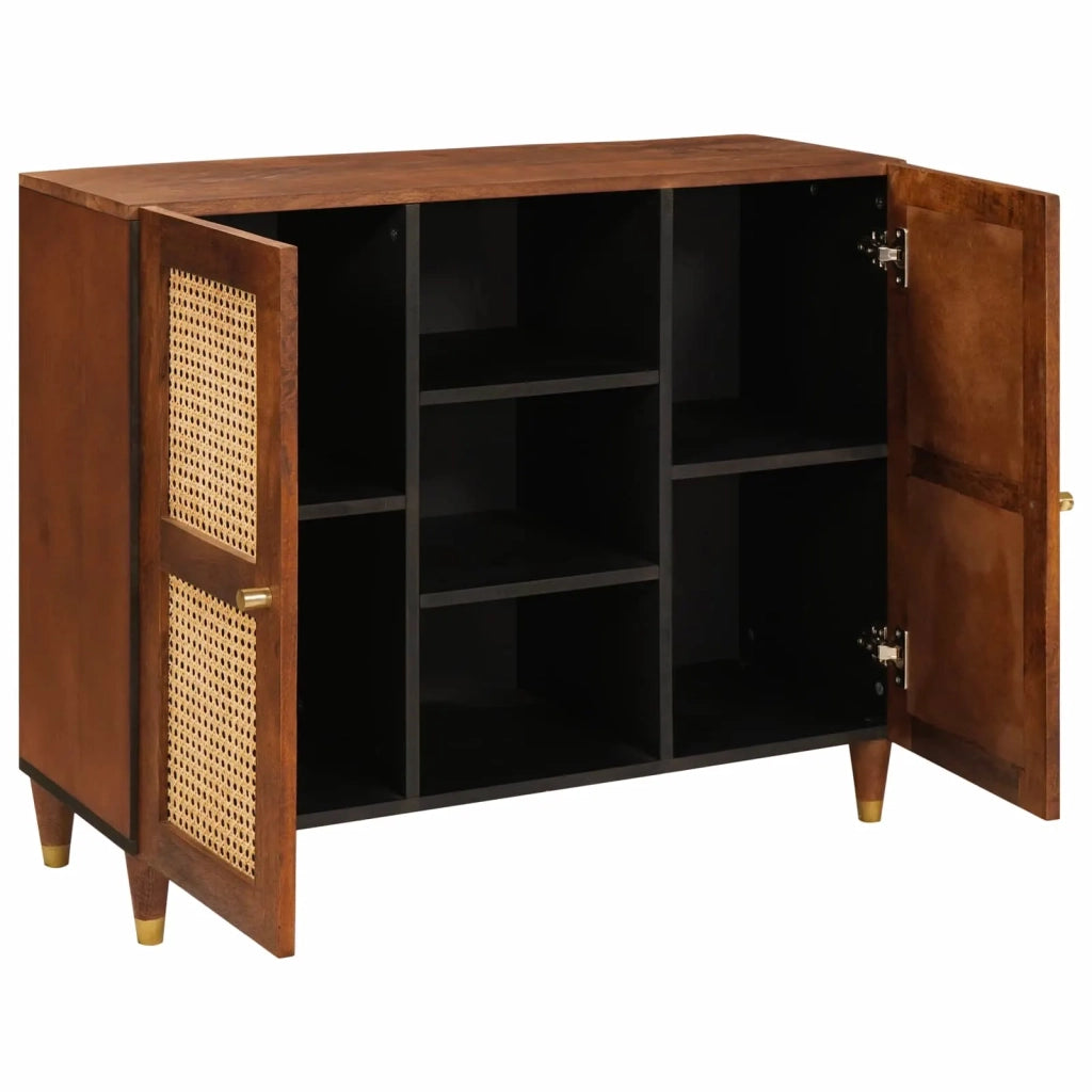 Credenza Marrone 90 x 33,5 x 75 cm Legno di mango massello 4018908